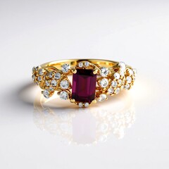 Anello in argento con Rodolite di Naktamunda