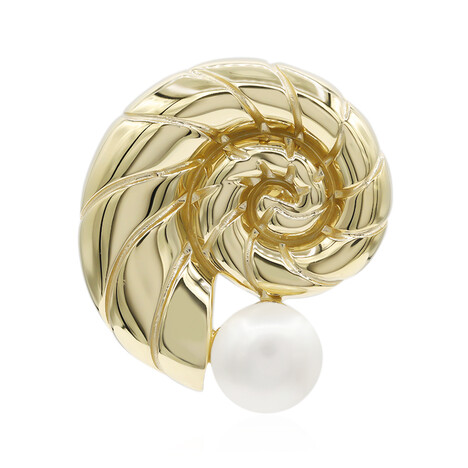 Weiße Süßwasserzuchtperlen-Silberanhänger (TPC)