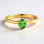 Anello in argento con Lemshuku Tsavorite