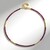 Mozambique Garnet Silver Necklace