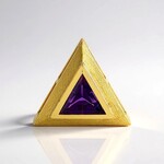 Ciondolo in argento con Ametista (MONOSONO COLLECTION)