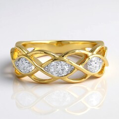 Anello in oro con Diamante SI1 (G)