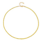 Collana in argento con Zaffiro Giallo