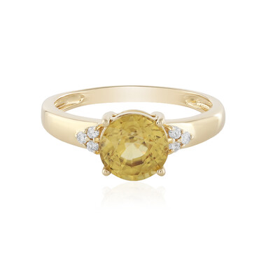 Gelber Zirkon-Goldring (AMAYANI)