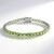 Bracciale in argento con Peridoto della Birmania