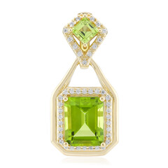 Gouden hanger met een Jilin Peridoot (de Melo Gold)
