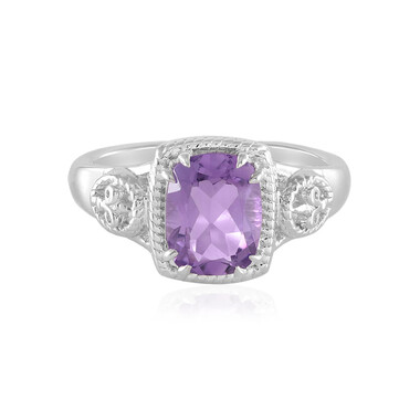 Lavendel-Amethyst-Silberring
