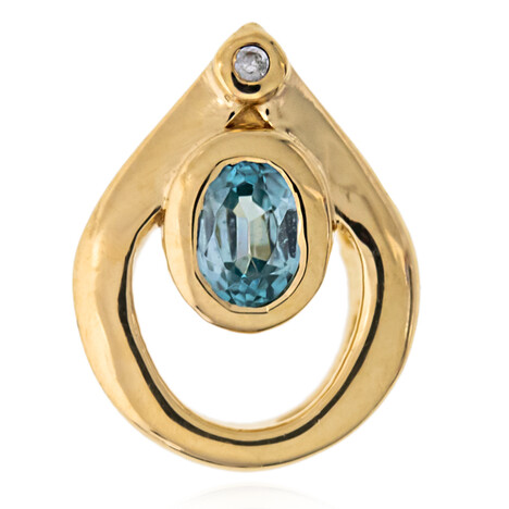 Ratanakiri-Zirkon-Silberanhänger (MONOSONO COLLECTION)