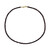 Mozambique Garnet Silver Necklace