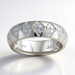 Anello in argento con Topazio Bianco