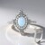 Anello in argento con Opale Australiano