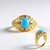Anello in argento con Turchese Sleeping Beauty (Faszination Türkis)
