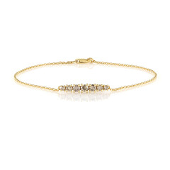 Zilveren armband met een I2 Champagne Diamant (de Melo)