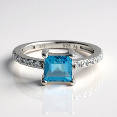 Anello in argento con Topazio Marambaia