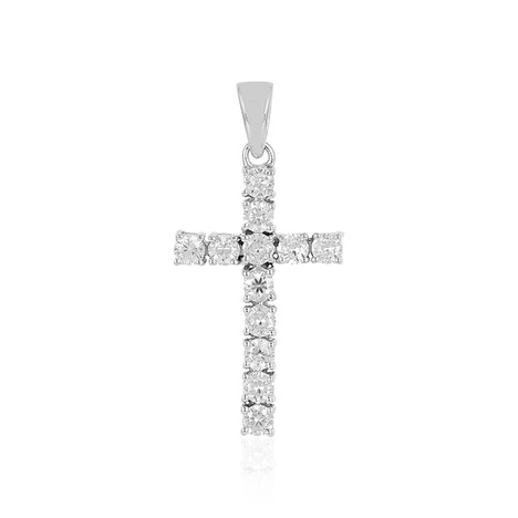 Zirkon-Silberanhänger