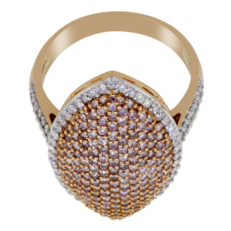 Anello in oro con Diamante Rosa (AMAYANI)