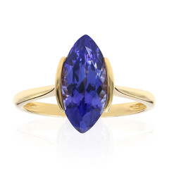 AAA-Tansanit-Goldring (CIRARI)