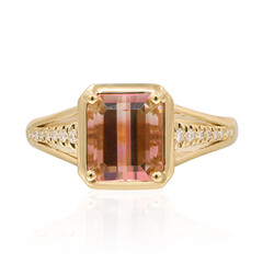 Bague en or et Tourmaline néon du Congo (CIRARI)