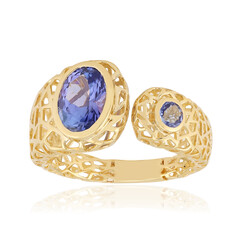 Anillo en oro con Tanzanita (Ornaments by de Melo)