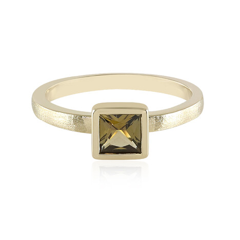 Anello in oro con Tanzanite Gialla (non riscaldata) (Adela Gold)