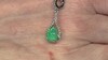 Colgante en plata con Ópalo verde de Etiopia