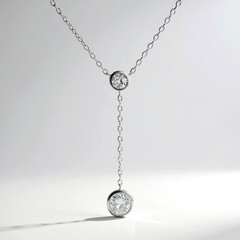 Collana in argento con Topazio Bianco