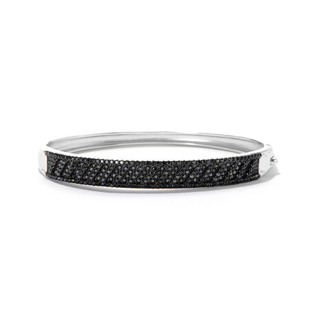 Bracciale in argento con Spinello Nero