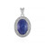 Ciondolo in argento con Tanzanite
