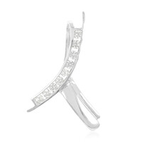 Zilveren hanger met zirkonen
