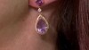 Pendientes en plata con Fluorita púrpura