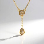Collana in argento con Diamante Champagne I2 (de Melo Essence)