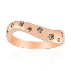 Anello in oro con Diamante Rose de France SI1 di Argyle
