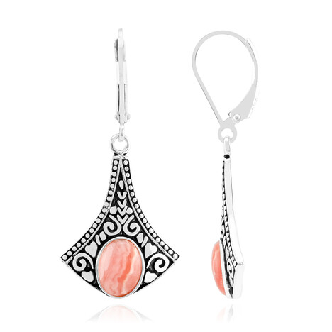 Orecchini in argento con Rodocrosite (Jones Lee)