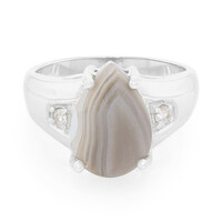 Botswana-Achat-Silberring