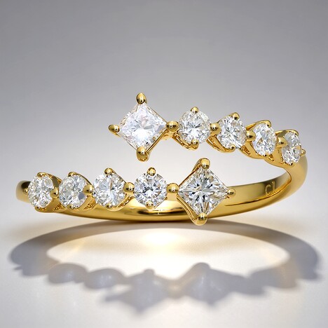 Anello in oro con Diamante SI1 (H) (CIRARI)
