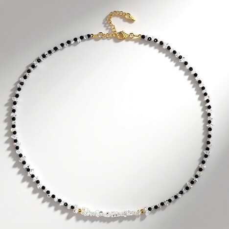Collana in argento con Quarzo Herkimer