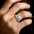 Bague en argent et Zircon (de Melo Essence)