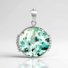 Ciondolo in argento con Crisocolla