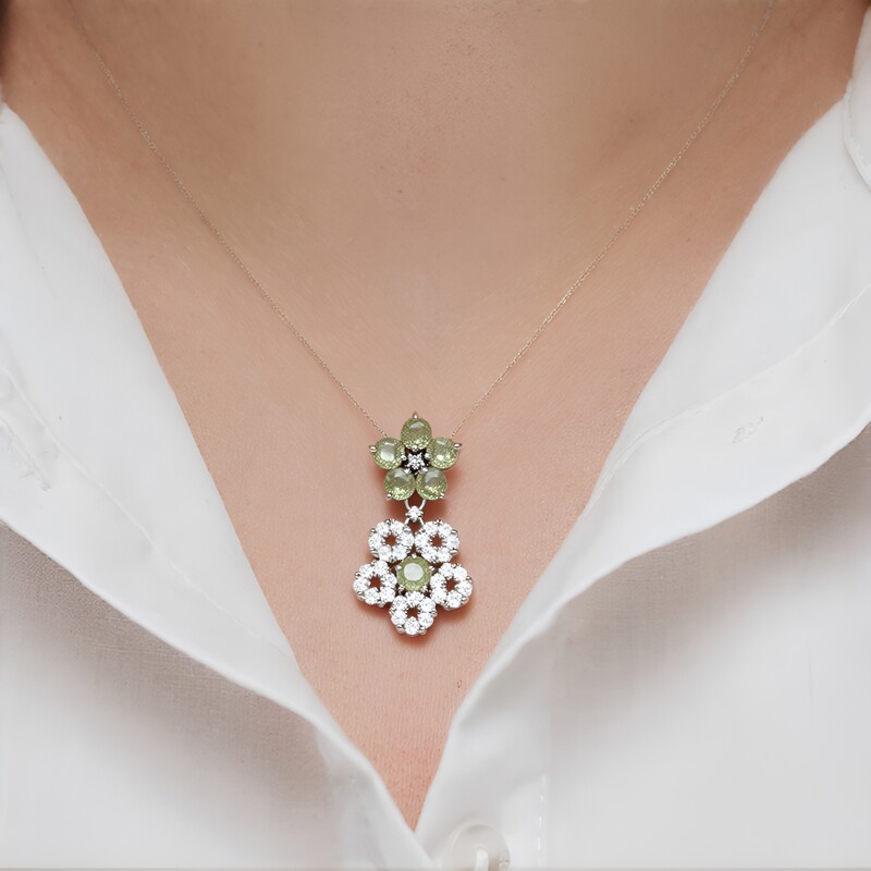 Ciondolo in argento con Spectrolite