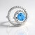 Anello in oro con Topazio Blu Svizzero (de Melo Gold)