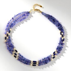 Collana in argento con Tanzanite