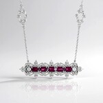 Collana in argento con Rodolite (Dallas Prince Designs)