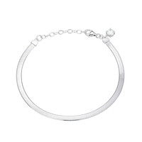 Bracelet en argent et Topaze blanche