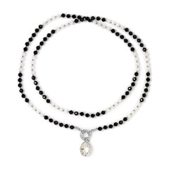 Collier en argent et Quartz blanc