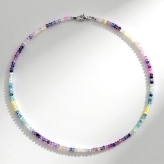 Collana in argento con Fluorite