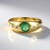 Anello in oro con Smeraldo Colombiano