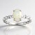 Bague en argent et Opale d'Australie