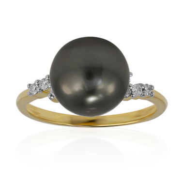 Tahitiperlen-Goldring (TPC)