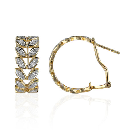 Orecchini in argento con Diamante I3 (I)