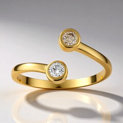Anello in oro con Diamante SI1 (G)